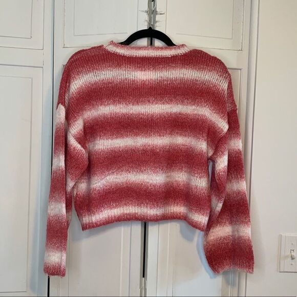 BB Dakota Pink Please Fuchsia Cropped Sweater - Picture 7 of 12
